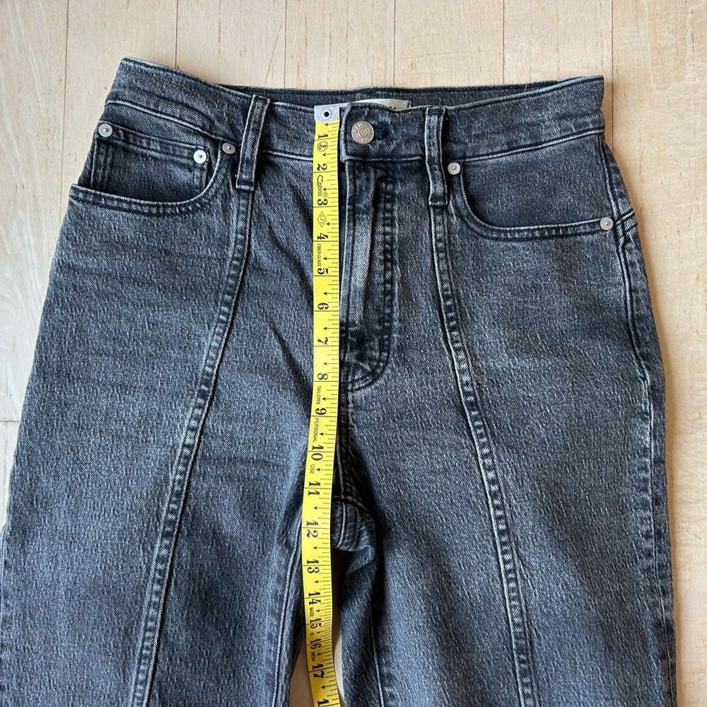 Madewell The Perfect Vintage Straight Jean in Meaford Wash: Seamed Edition Sz 26 - Picture 9 of 16